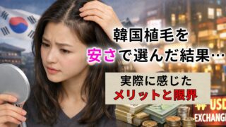 韓国ヘアライン植毛を「安さ」で選んだ結果…実際に感じたメリットと限界