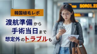 【韓国植毛レポ】渡航準備から手術当日まで、想定外のトラブルも全部書きます